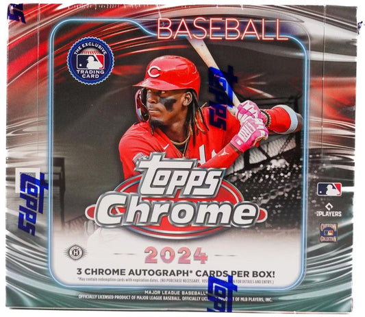 2024 Topps Chrome Baseball Hobby Jumbo Box