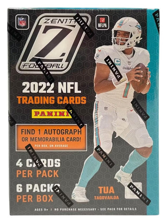 2022 Panini Zenith Football 6-Pack Blaster Box