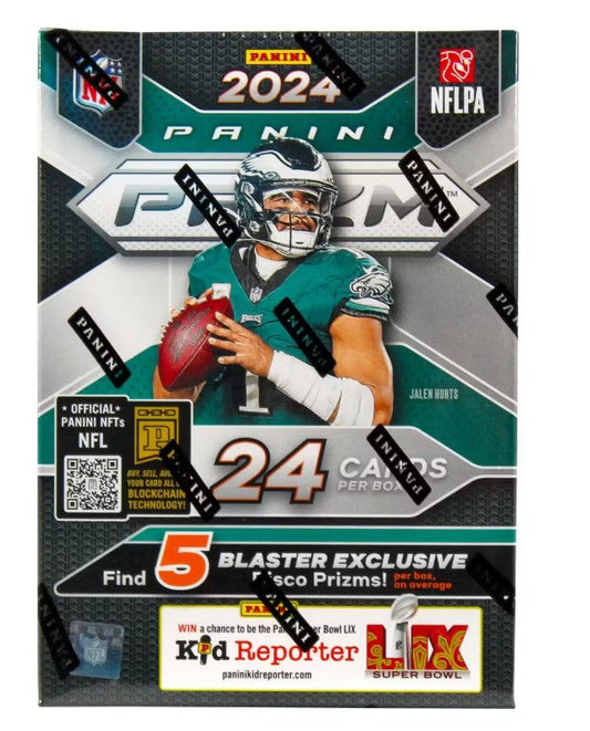 2024 Panini Prizm Football 6-Pack Blaster Box (Disco Prizms!)