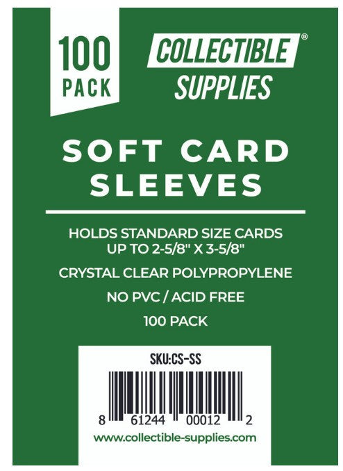 Standard Size Sleeves - 100 Pack