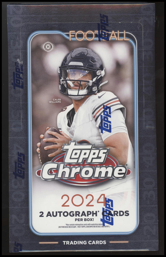 2024 Topps Chrome Football Hobby Box