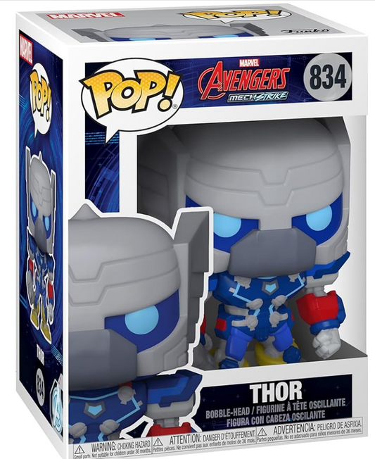 Funko POP Marvel: Marvel Mech - Thor Vinyl Bobblehead, Multicolor, Standard