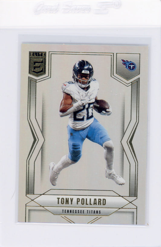 2025 Elite #21 Tony Pollard Tennessee Titans Card