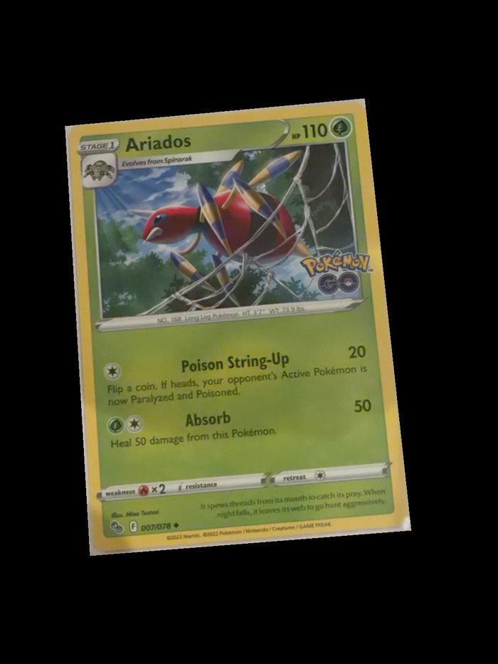 2022 Pokémon GO Ariados 007/078 – Ungraded