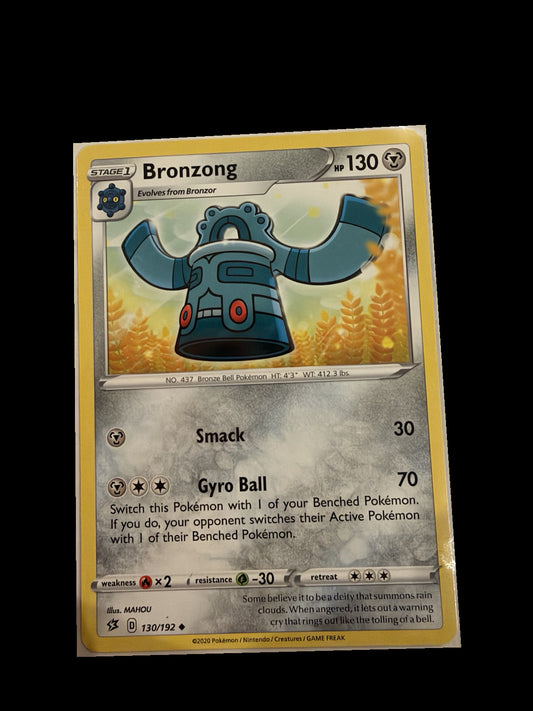Bronzong 130/192 front — actual card