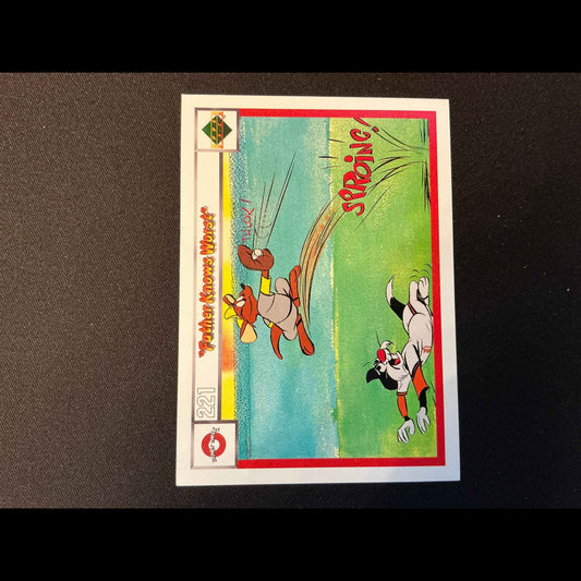 1990 Upper Deck Comic Ball #221/230 Father Knows Worst Card - front
