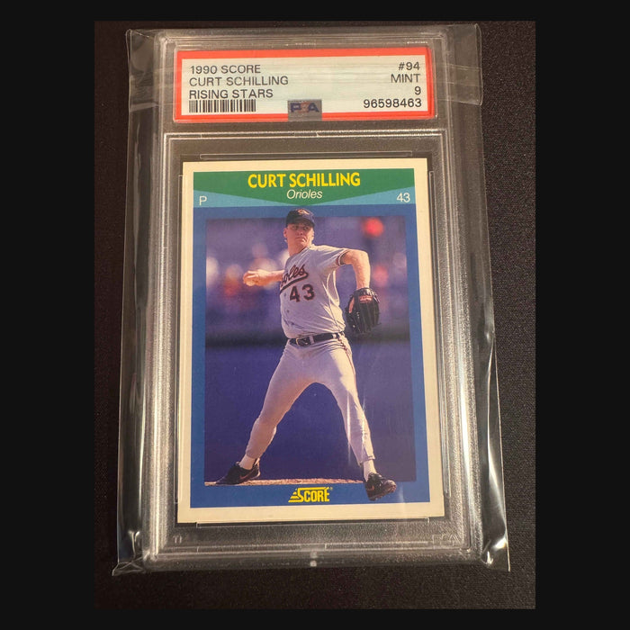 1990 Score #94 Curt Schilling Rising Stars PSA 9 RC Rookie Card