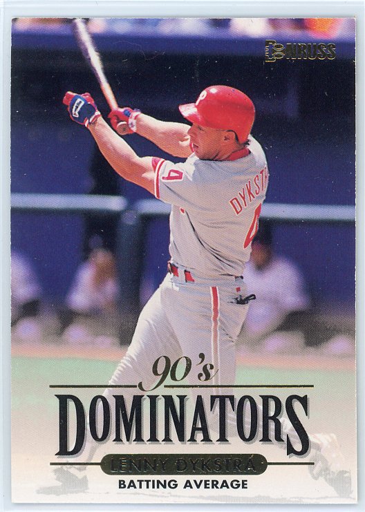 1994 Donruss Dominators #B9 Lenny Dykstra Card