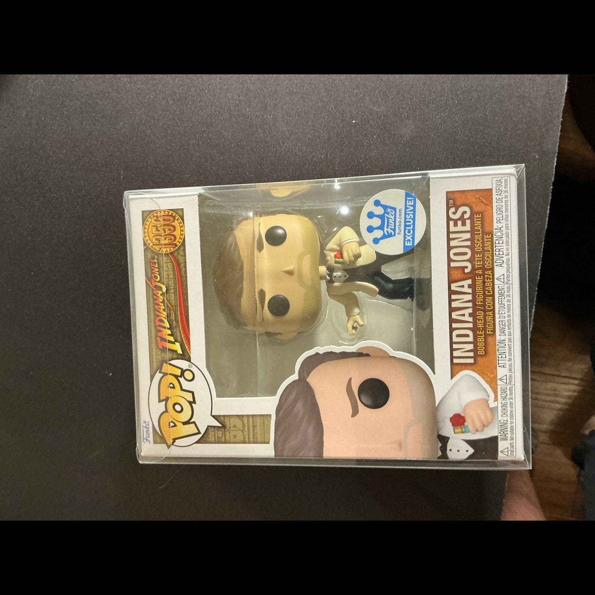 Indiana Jones #1356 Funko Pop! Bobble Head Exclusive in a Semi-Rigid Protective Case from UltraPro - view 7