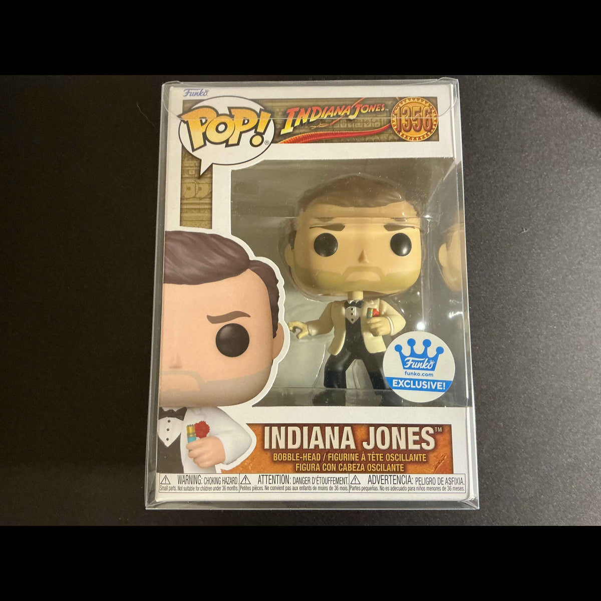 Indiana Jones #1356 Funko Pop! Bobble Head Exclusive in a Semi-Rigid Protective Case from UltraPro - view 8