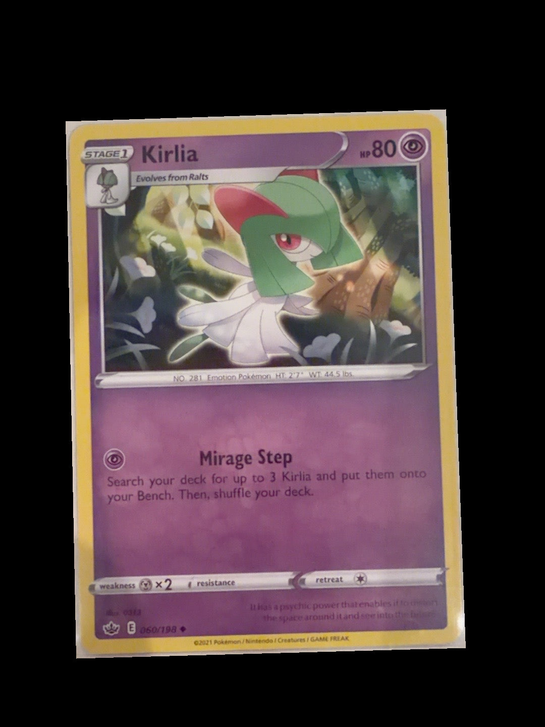 Kirlia 060/198 Non-Holo front — actual card