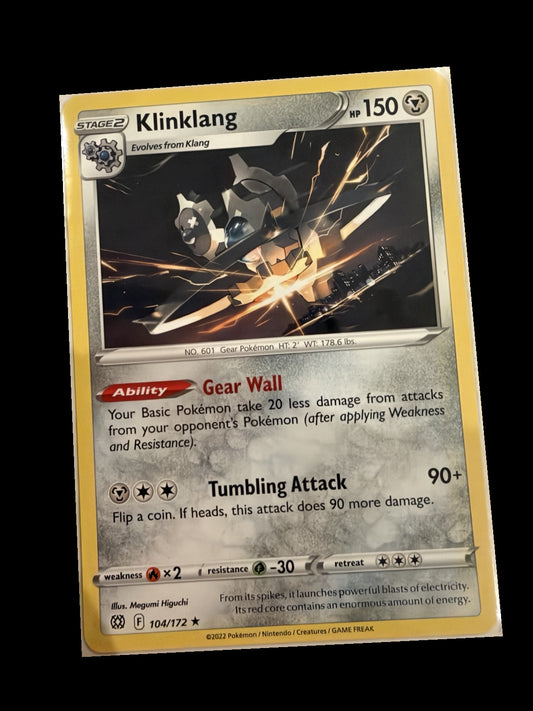 Klinklang 104/172 front — actual card