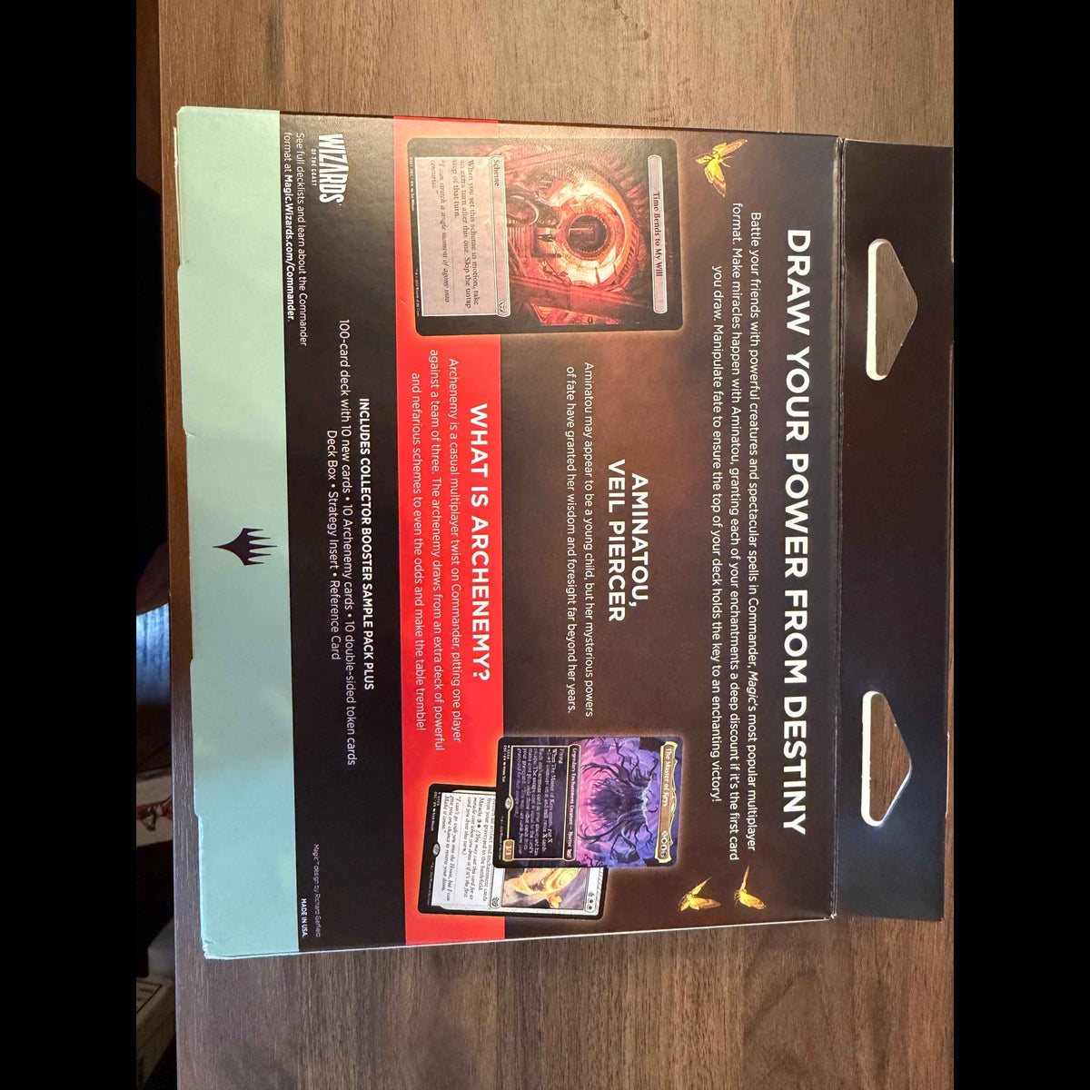 Magic the Gathering DuskMourn House of Horror Jump Scare Commander Booster Deck Pack - back
