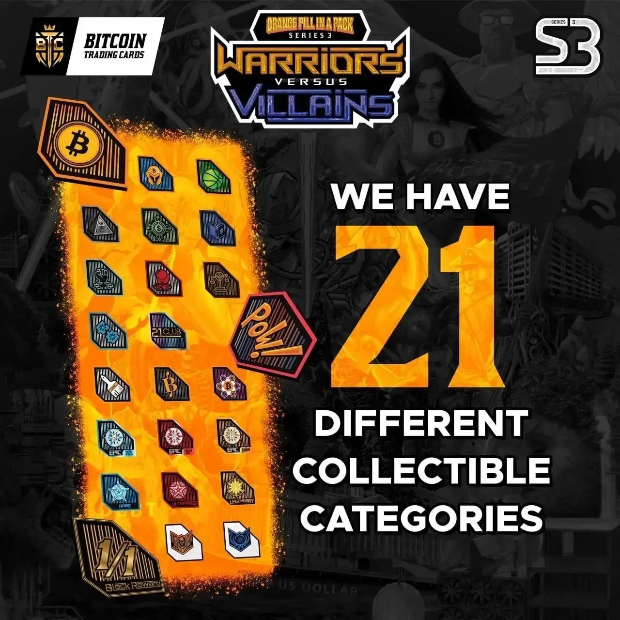 Case - OPP S3 Warriors vs Villains (8 Hobby Boxes)