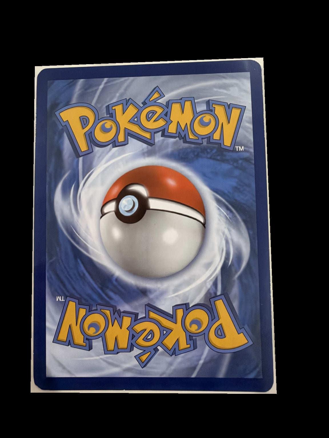 Pikachu 028/078 back — actual card