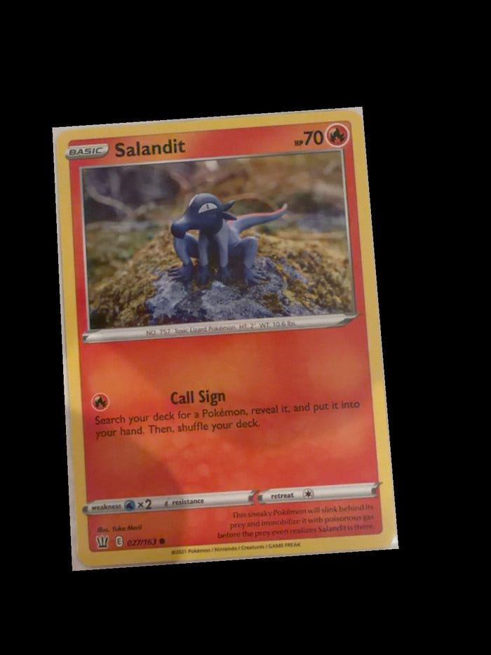 2021 Pokémon Battle Styles Salandit 027/163 – Ungraded