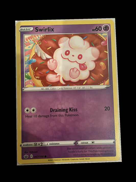 Swirlix 067/198 Chilling Reign front — actual card
