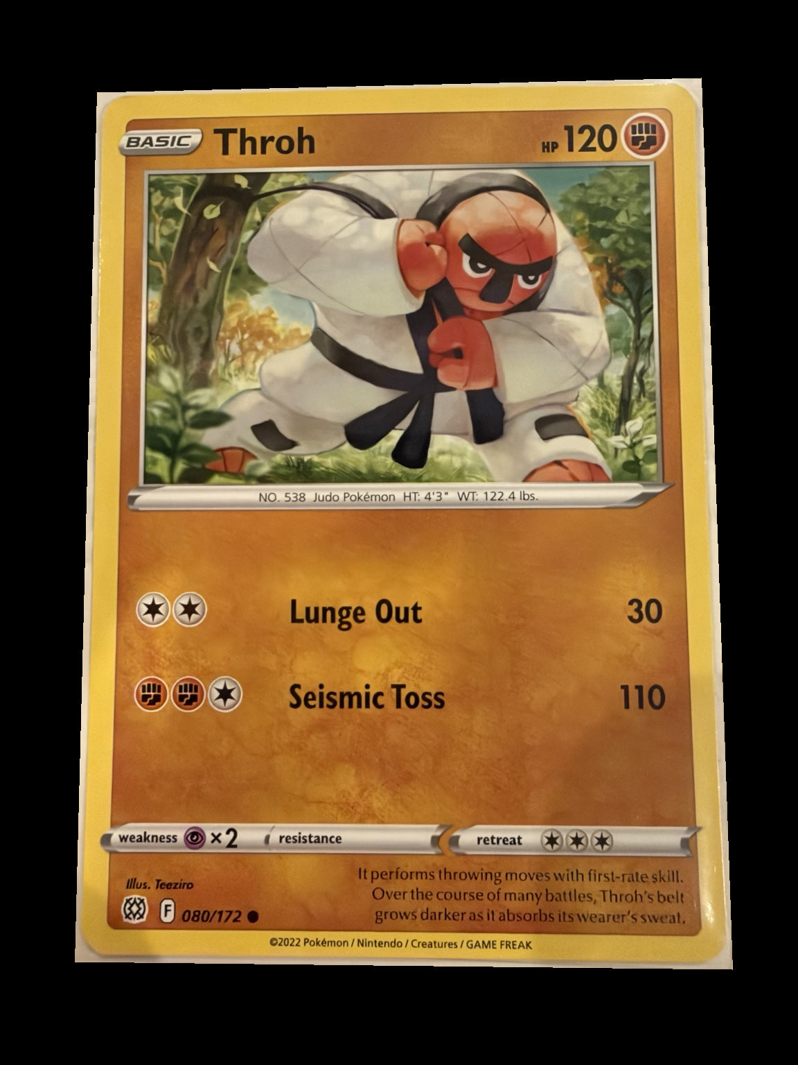 Throh 080/172 Brilliant Stars Non-Holo front — actual card