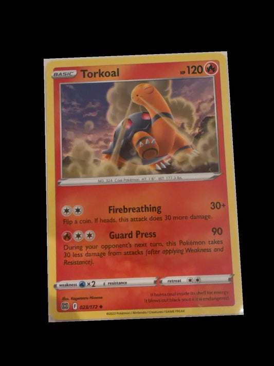 Torkoal 023/172 Non-Holo front — actual card